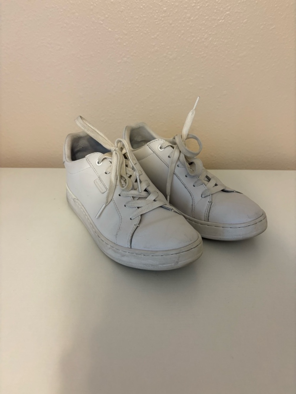 Coach White Leather Sneakers